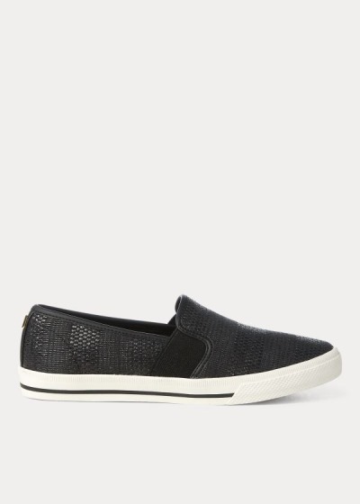 Women's Ralph Lauren Jinny Woven Slip-On Sneakers | 296310JMS